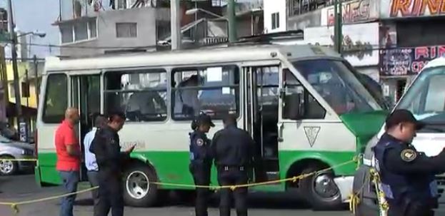 asaltan transporte publico en la ciudad de mexico
