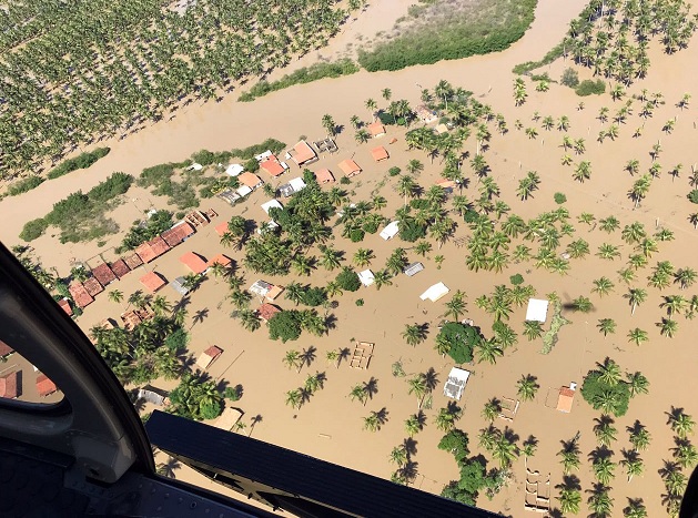Inundaciones en Marechal Deodoro, Brasil (EFE)