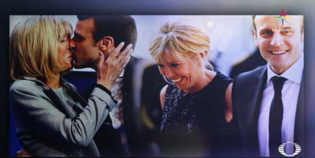 Brigitte, la esposa y exmaestra de Emmanuel Macron, presidente de Francia