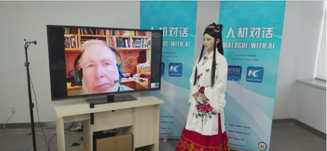 Robot periodista china