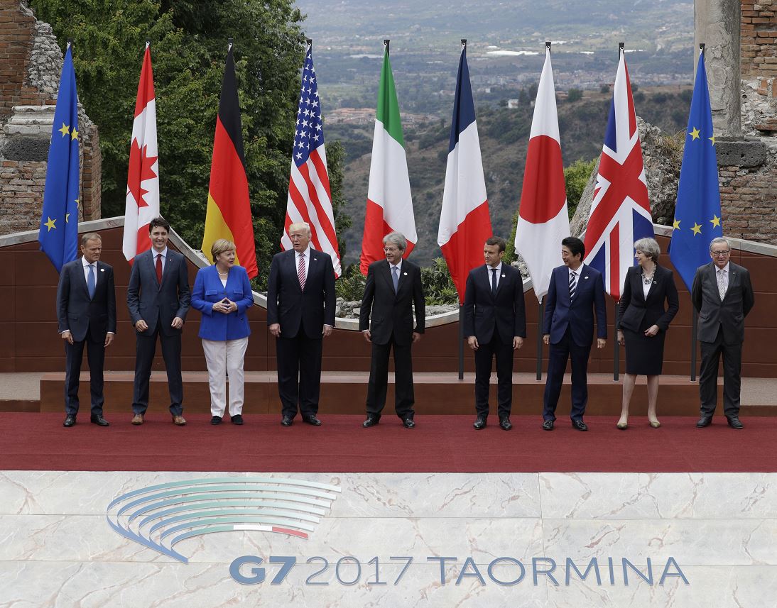 Cumbre del G7, Inauguran Cumbre del G7, mandatarios, Taormina, Italia, cumbre anual