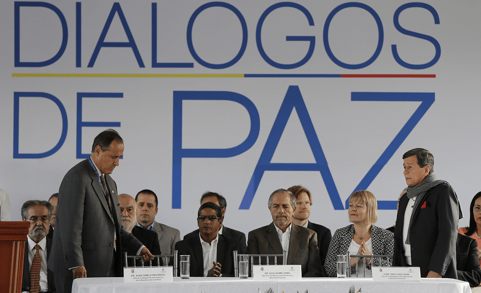 Dialogos de paz entre el gobierno colombiano y el ELN