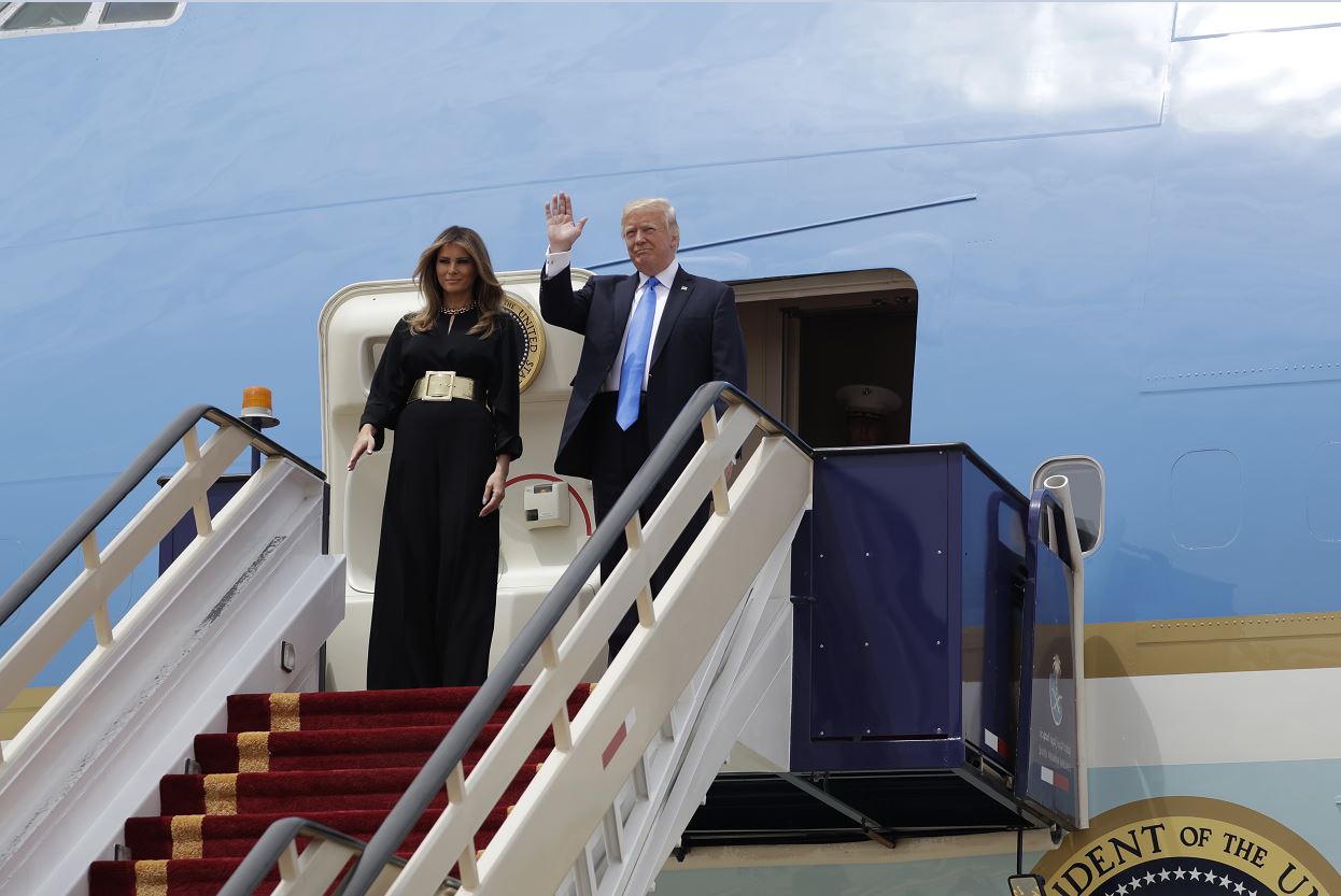 Donald Trump, Arabia Saudita, Melania, Estados Unidos, política, viaje