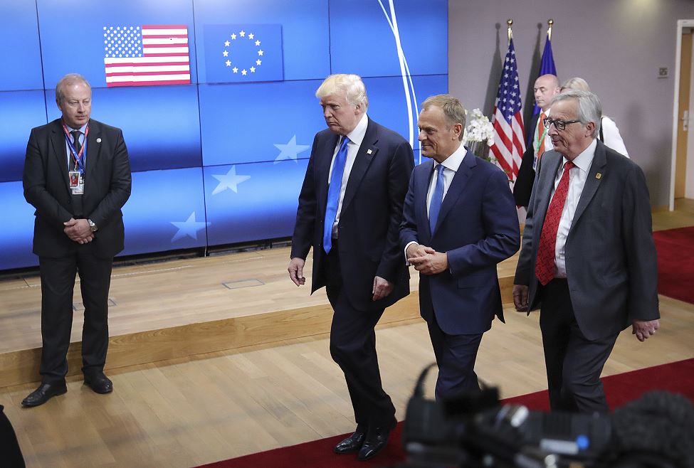 Donald Trump, Donal Trusk, Jean-Claude Juncker, Alemania, Bruselas, G7
