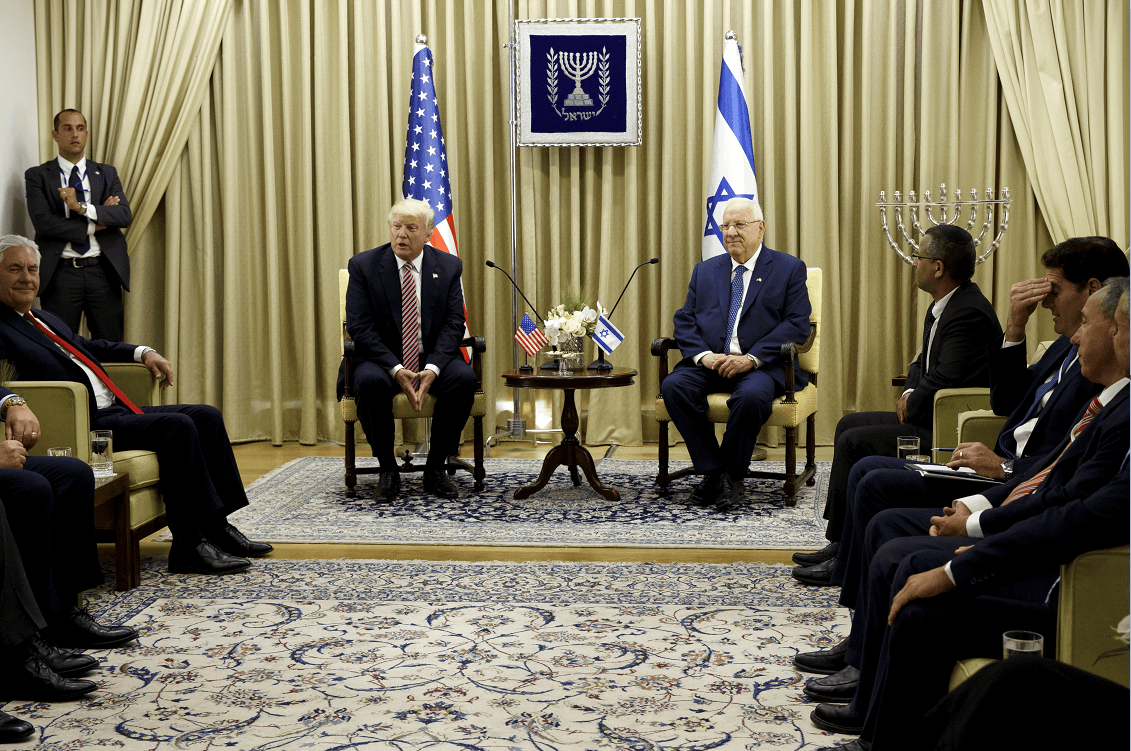 Donald Trump, Reuven Rivlin, Israel, Estados Unidos,