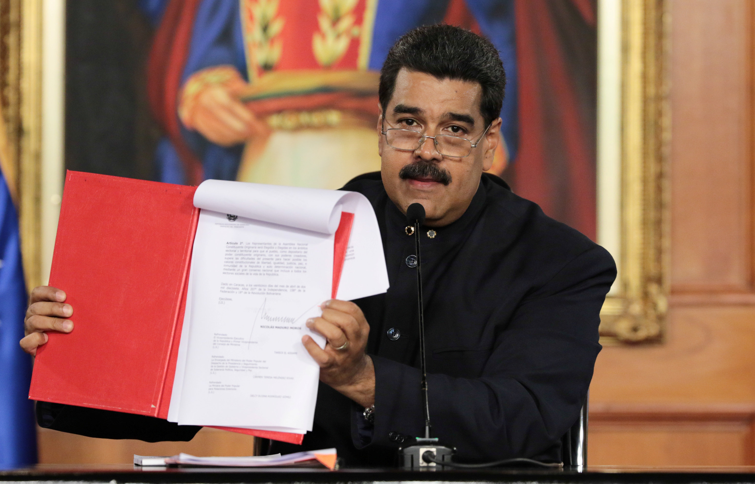 Venezuela, Nicolás Maduro, Asamblea Constituyente, decreto, firma, crisis,