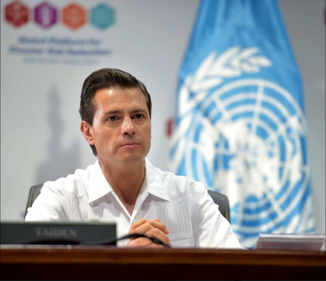 Peña Nieto participa en conferencia sobre prevencion de desastres