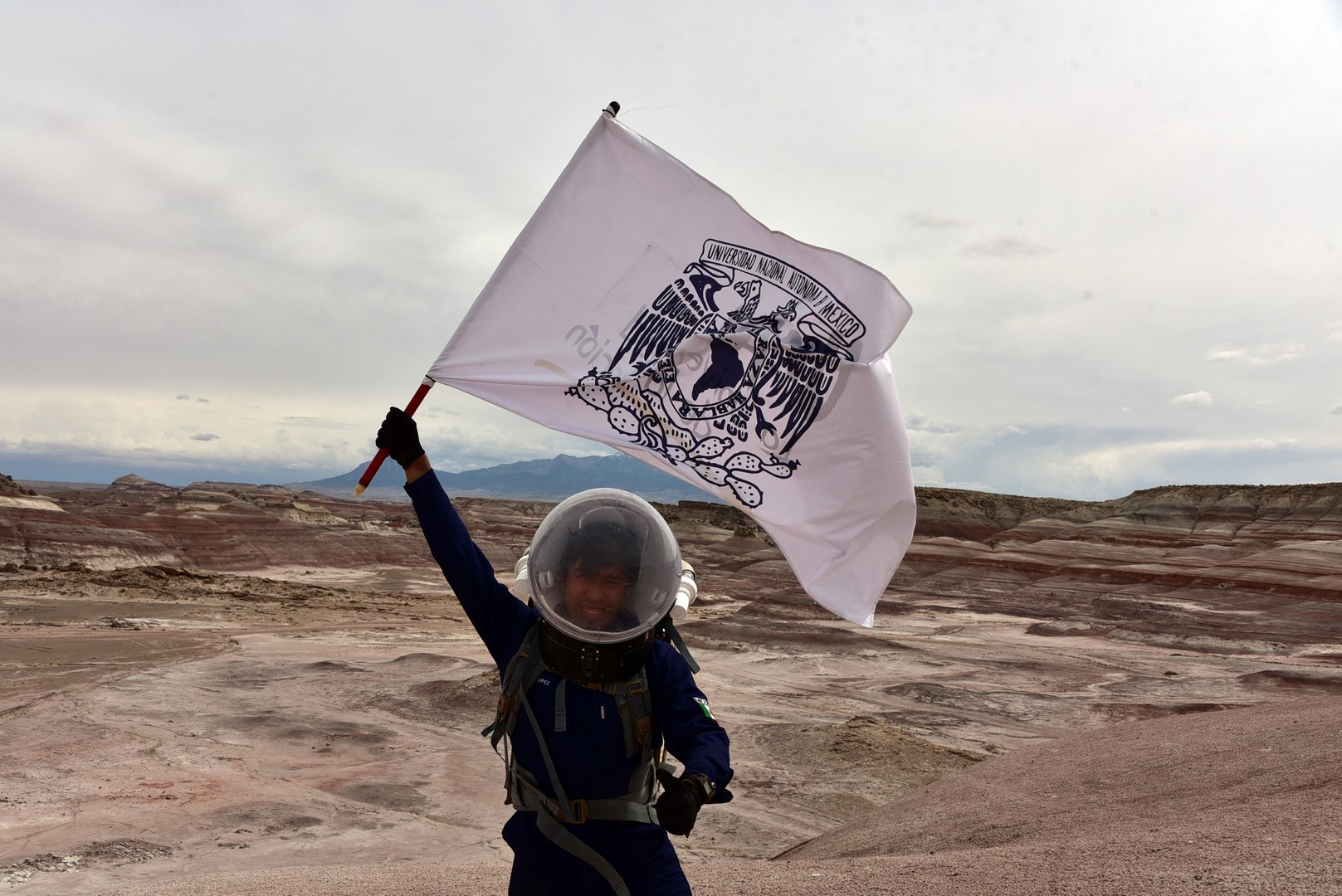 Estudiante de la UNAM participa en simulacro a Marte