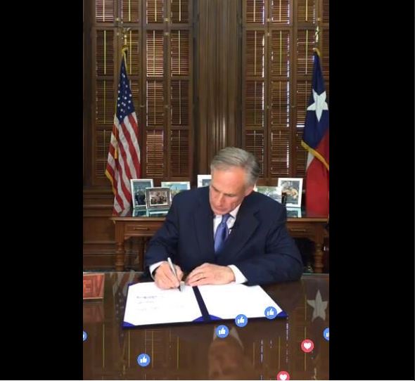 Texas, prohibe, ciudades santuario, gobernador, firma, ley