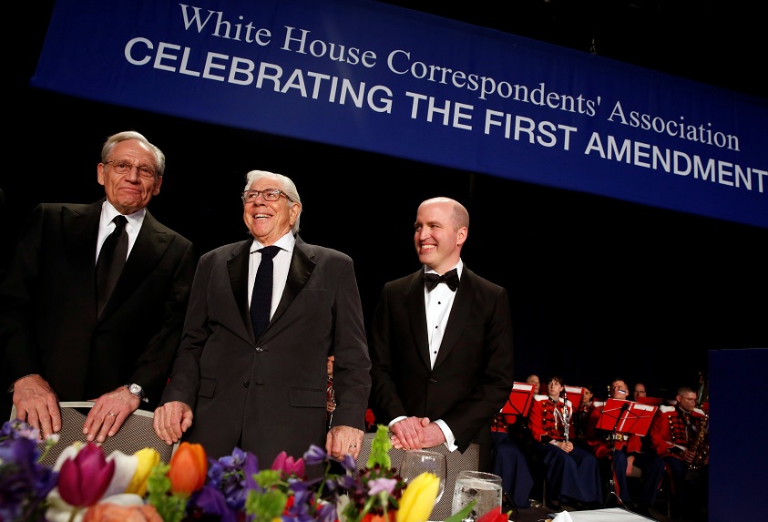 Los ex periodistas del Washington Post, Bob Woodward y Carl Bernstein (Reuters)