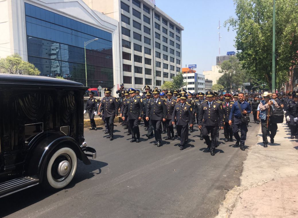 El cortejo fúnebre partió de la colonia Juárez (Twitter @hiramalmeidae)