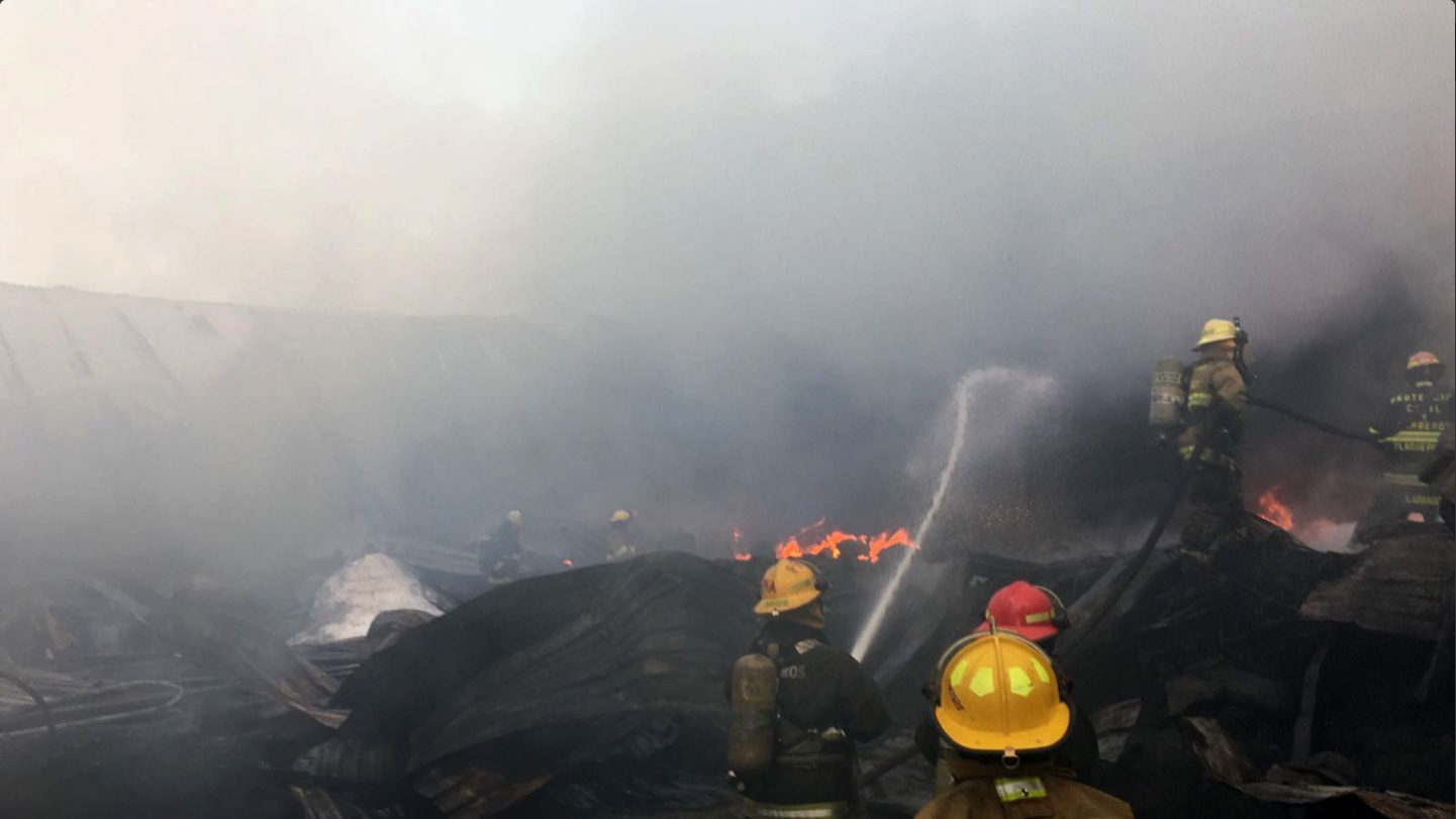 Personal de urgencias atiende incendio en Tlajomulco de zúñiga