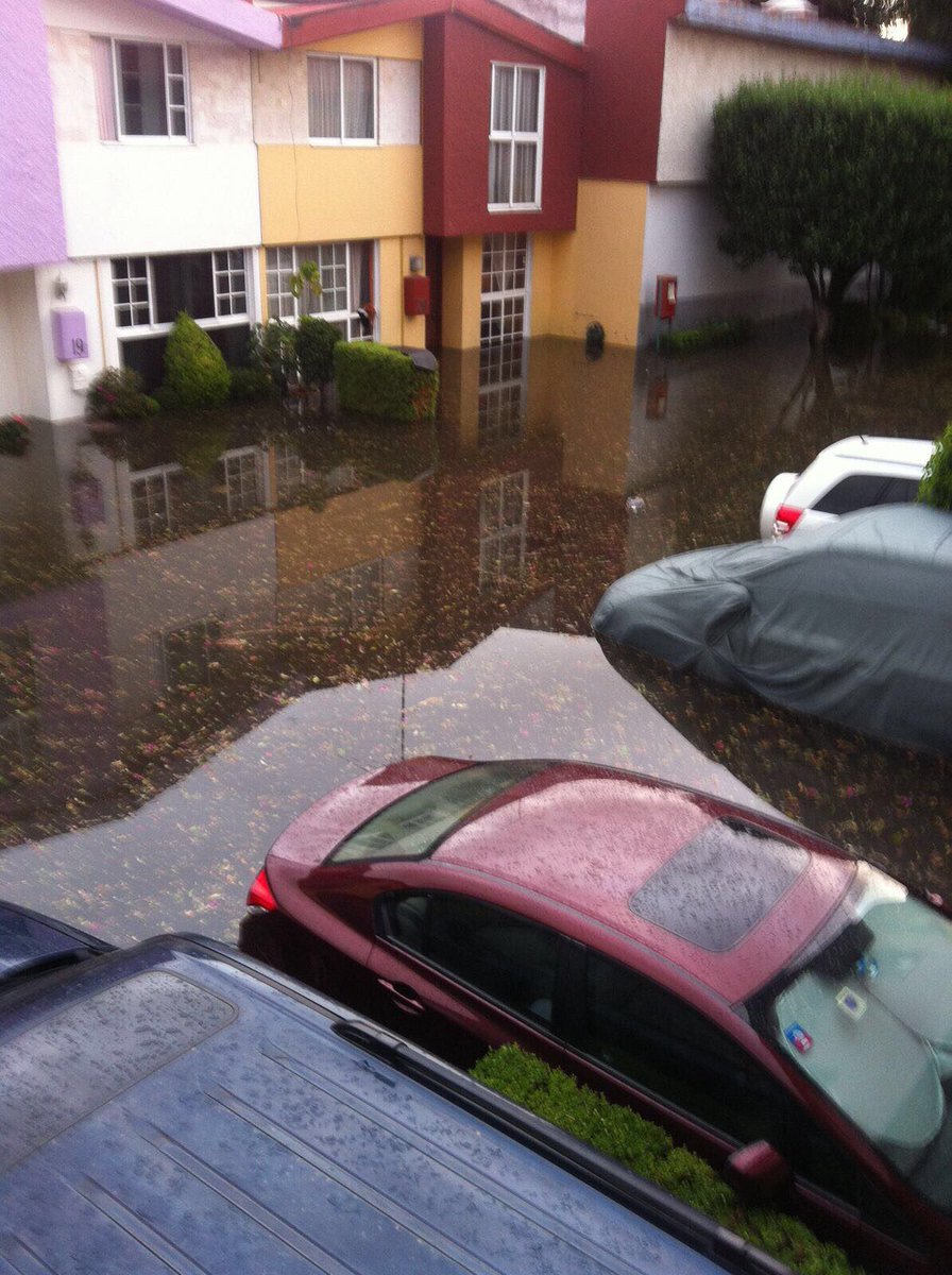 Inundaciones en Fraccionamiento Villas Prado Coapa