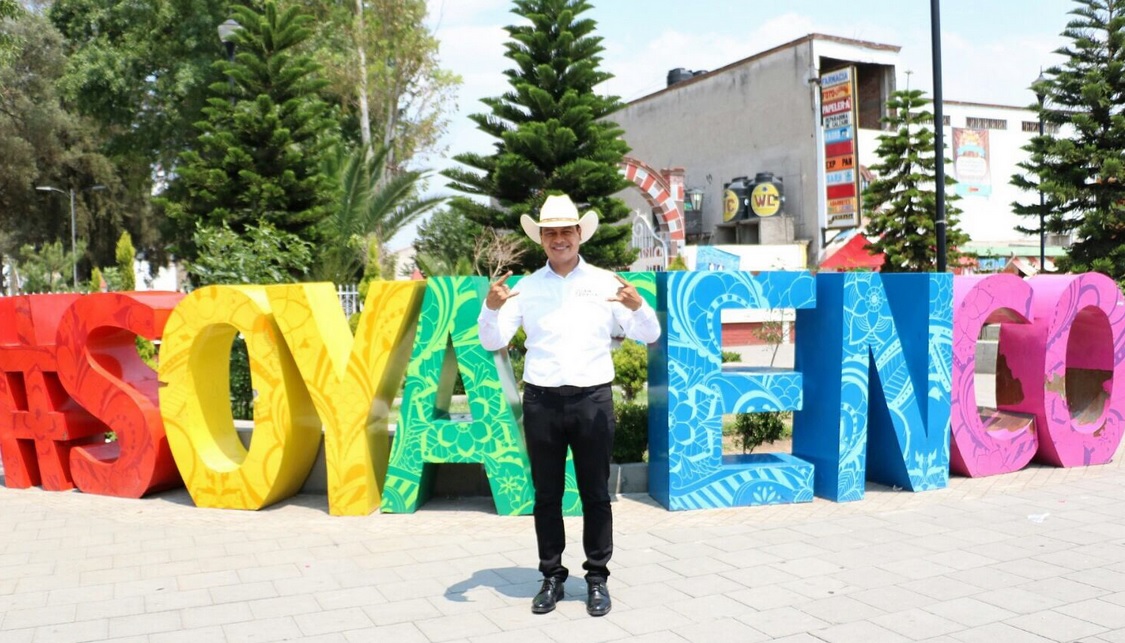 Juan Zepeda visitó San Salvador Atenco