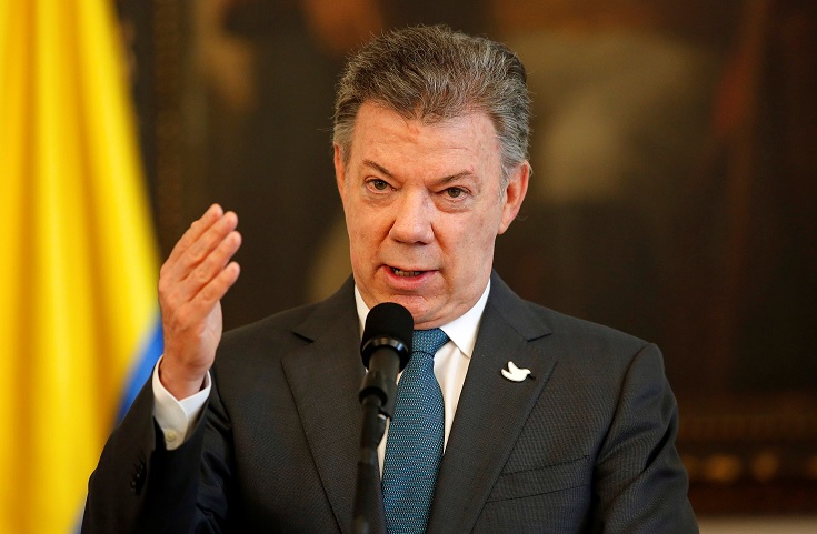 presidente colombiano, Juan Manuel Santos, colombia
