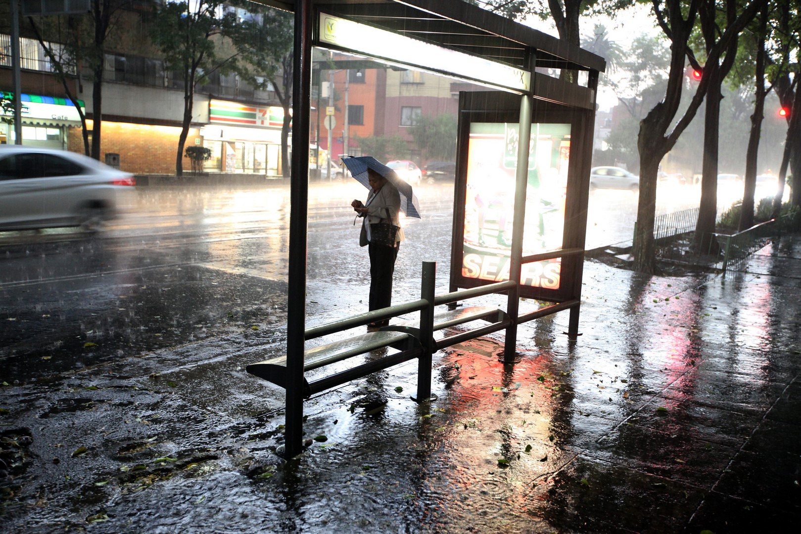 lluvias en varios puntos de la ciudad de mexico