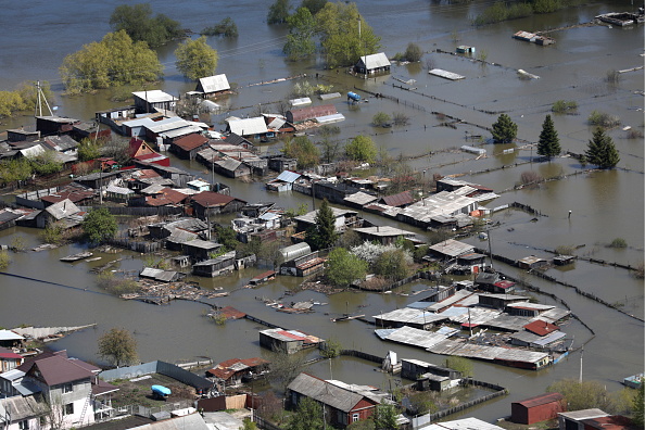 Inundacion afecta a una localidad de Rusia