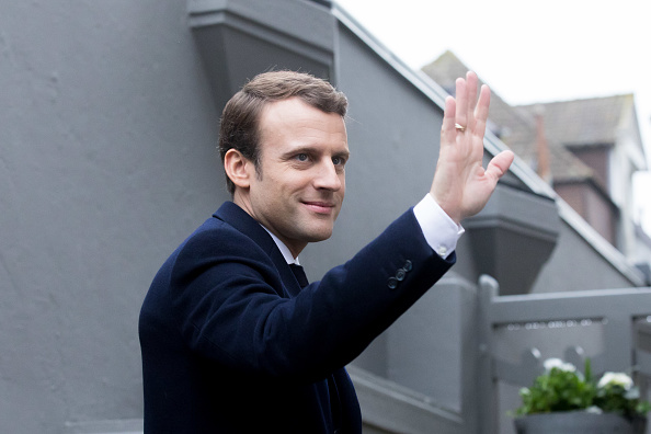 Macron obtuvo entre 65.5% y 66.1% de los votos (Getty Images)