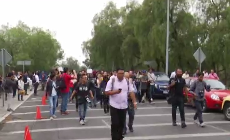 Estudiantes marcharon en la UNAM para exigir seguridad. (FOROtv)