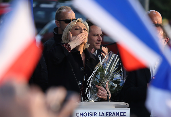 ENNEMAIN, FRANCE - Marine Le Pen, candidata del partido Frente Nacional. (Getty Images)