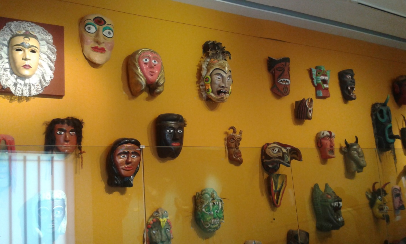 Mascaras en el museo de bernal queretaro