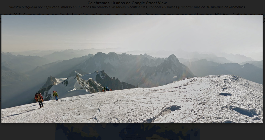 El Mont Blanc, en Europa