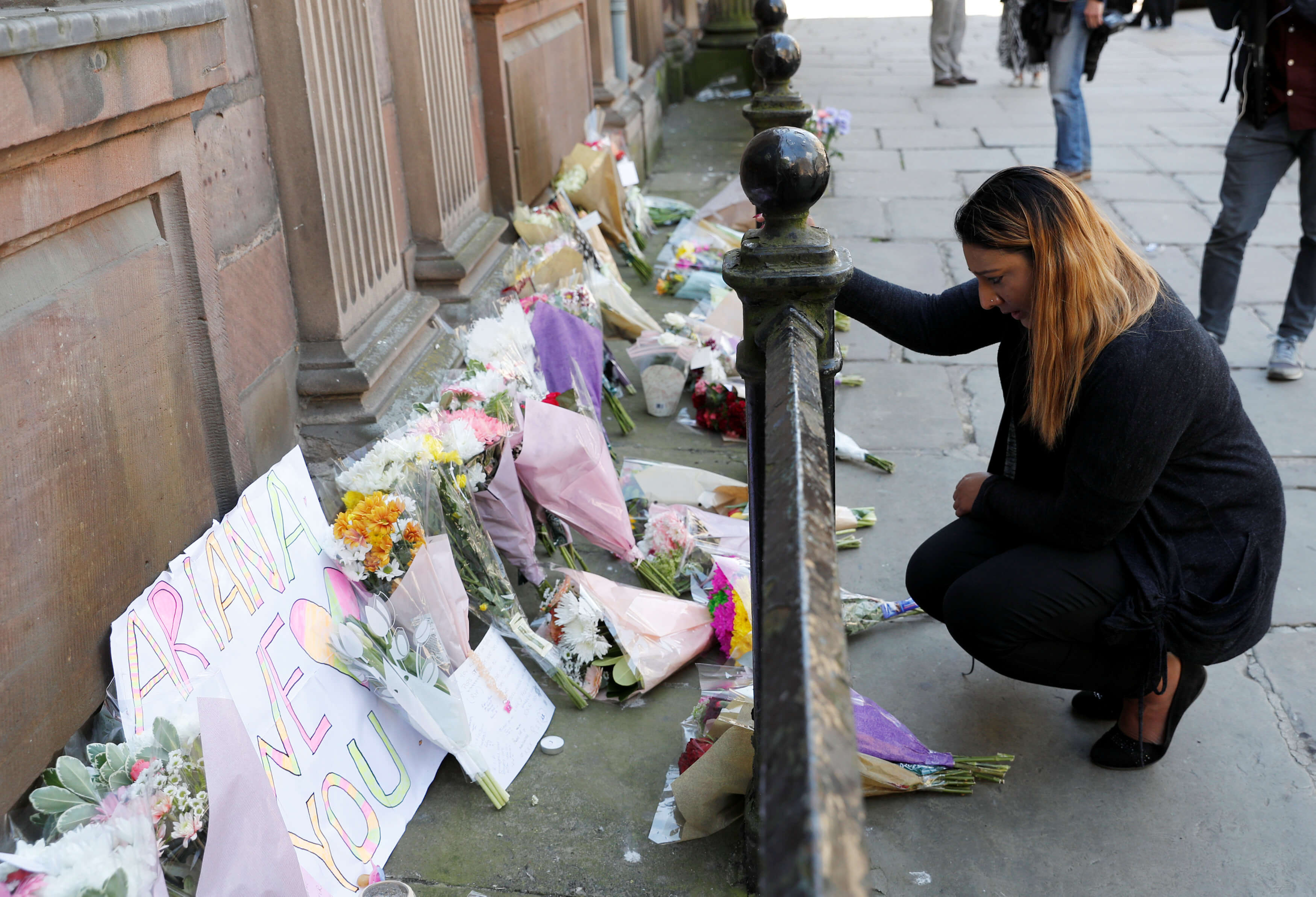 Ofrenda en memoria de las víctimas del atentado en Manchester