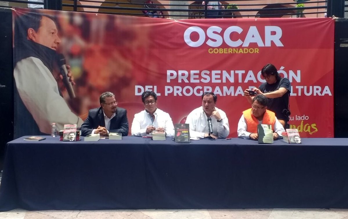 Óscar González, candidato del Partido del Trabajo al gobierno del Edomex