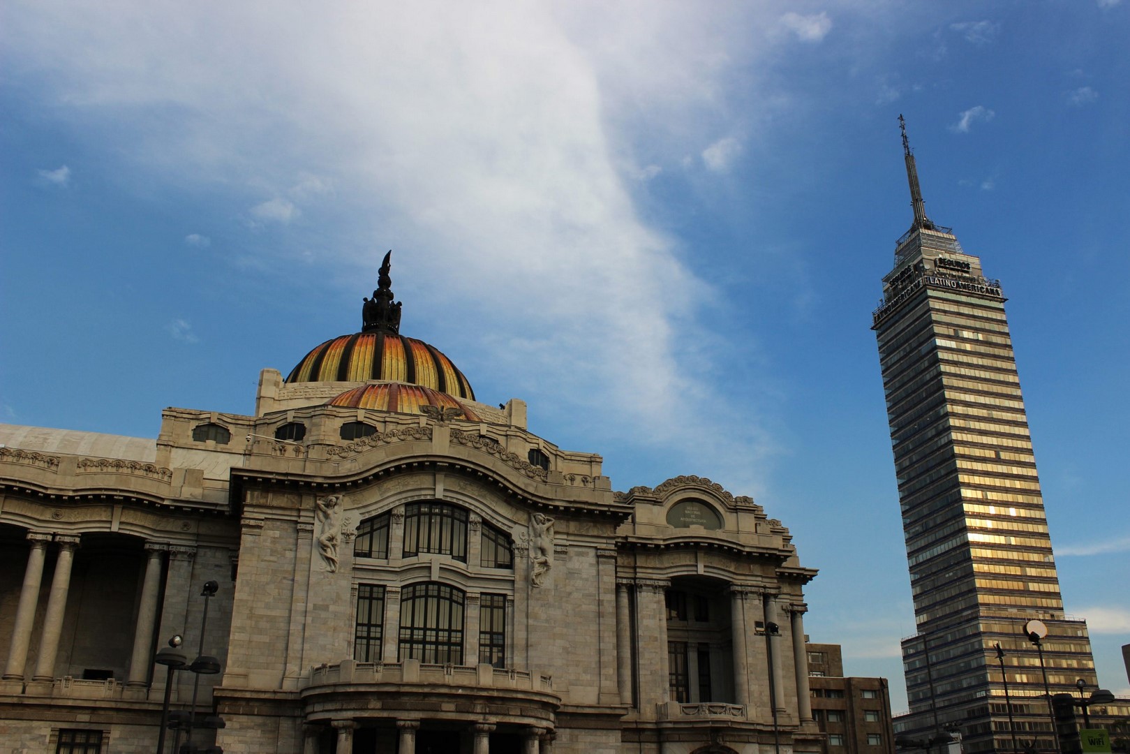 Panoramica del Palacio de Bellas Artes en la CDMX