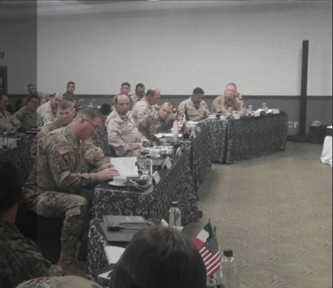 Militares se reunen para analizar la seguridad en la frontera