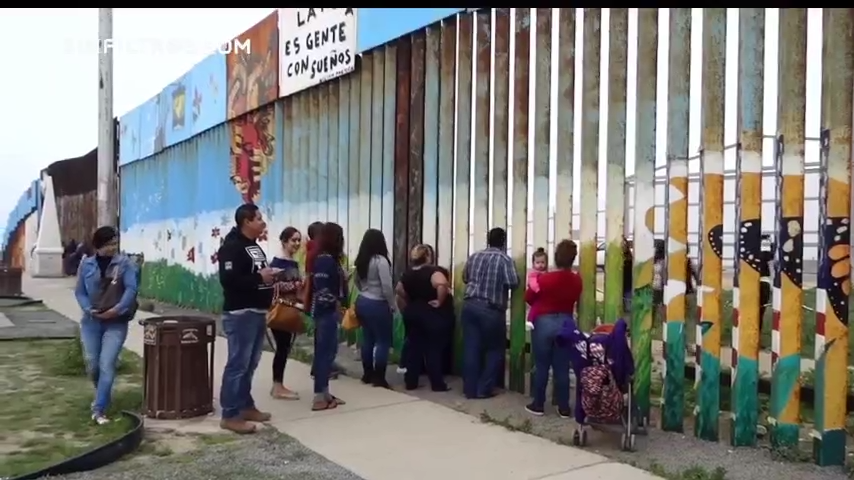 Sin Filtros, muro, separa, familias, Tijuana, Parque la Esperana