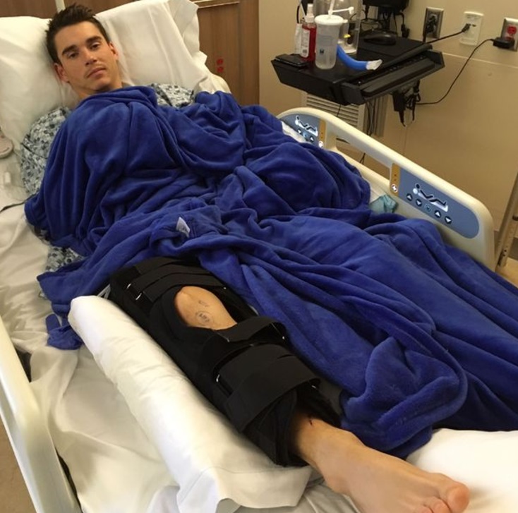 Joe Tanner sobrevivir a un ataque de tiburón; necesita tres operaciones en su pierna (Foto: mirror)