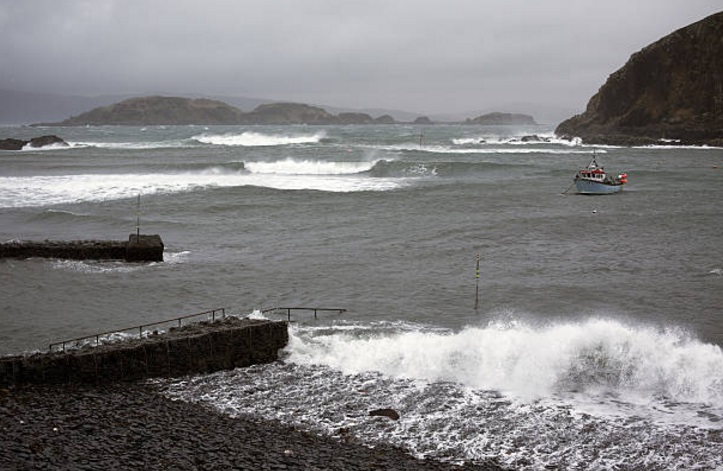Una tormenta en Argyll en la costa oeste de Escocia (Getty Images)