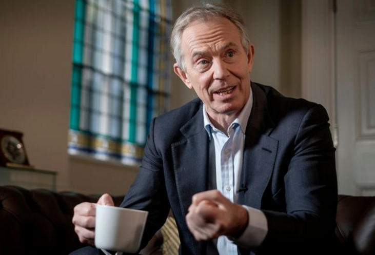 Tony Blair, exprimer ministro de Gran Bretana