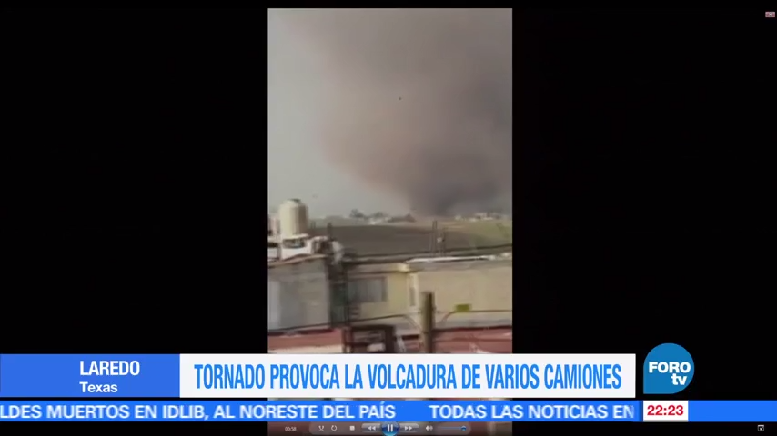 Tornado, provoca afectaciones, Tamaulipas, Ladero, Texas, Puente Internacional
