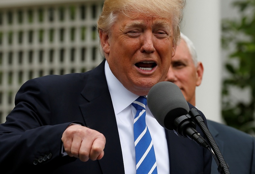 El presidente de Estados Unidos, Donald Trump en la Casa Blanca en Washington (Reuters)