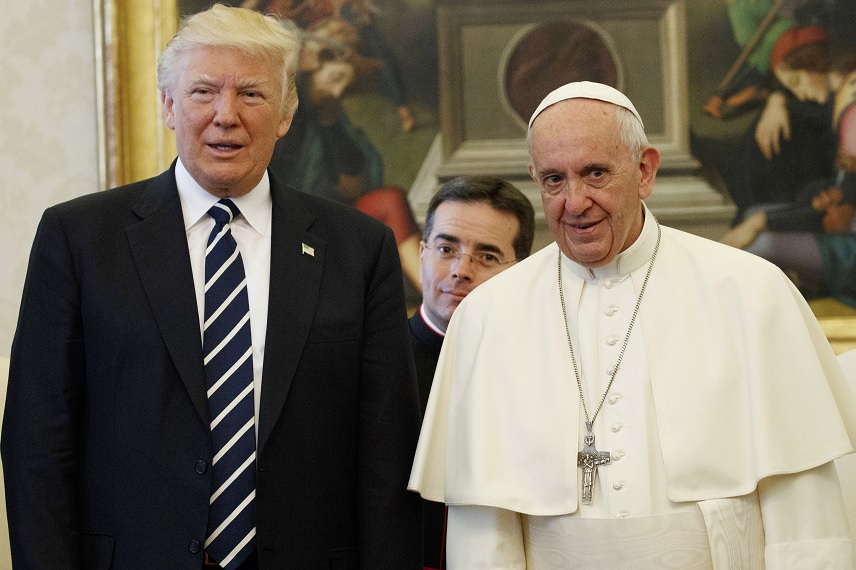 El presidente Donald Trump y el papa Francisco (Reuters/archivo)
