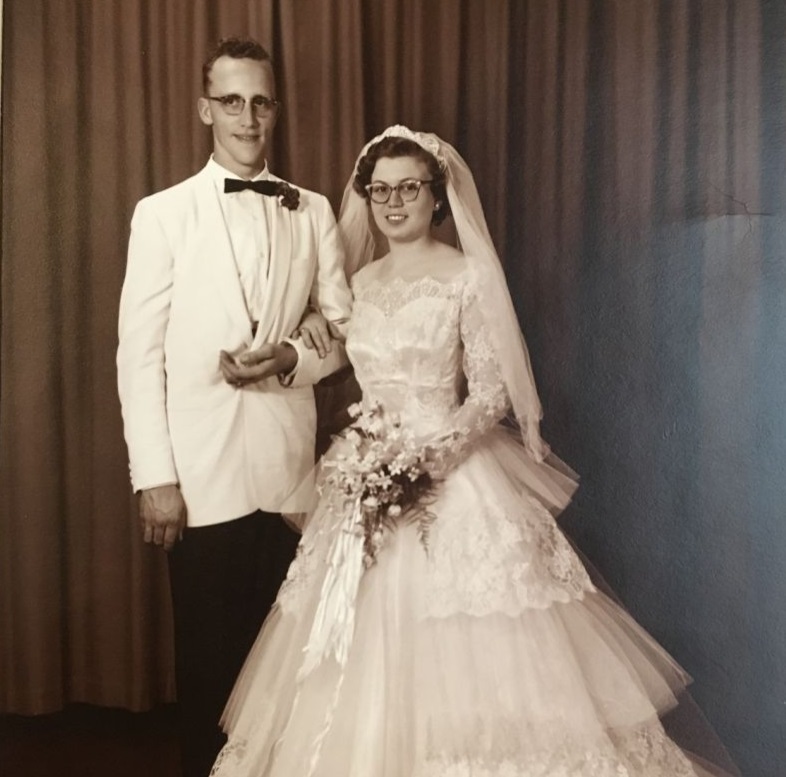 Janith y Joe Goedde se casaron el 11 de mayo de 1957 (Foto: page1publications)