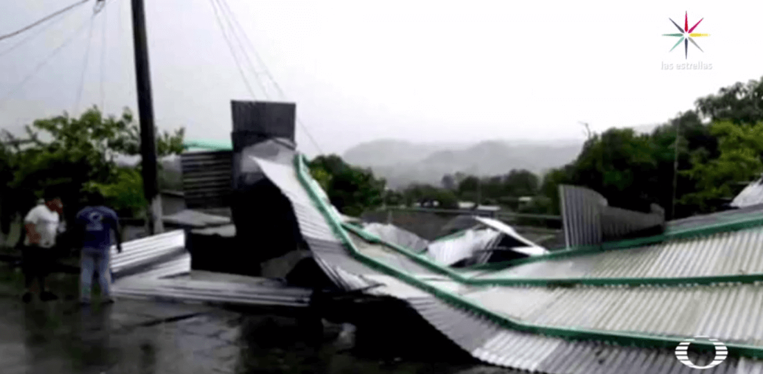 Lluvias, Vientos, Pichucalco, Chiapas, rachas de vientos, Casas dañadas,