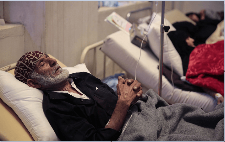 Epidemia de colera en Yemen, epidemia