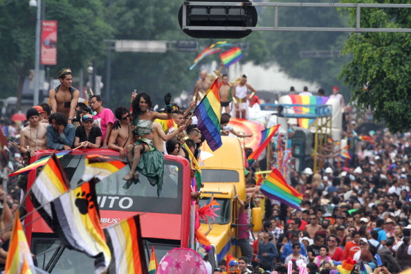 Marcha gay, desfile de orgullo gay, Ciudad de México.,trasvesti, lesbianas