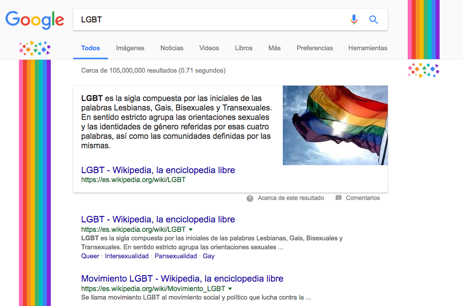 buscador, Google, colores, arcoíris