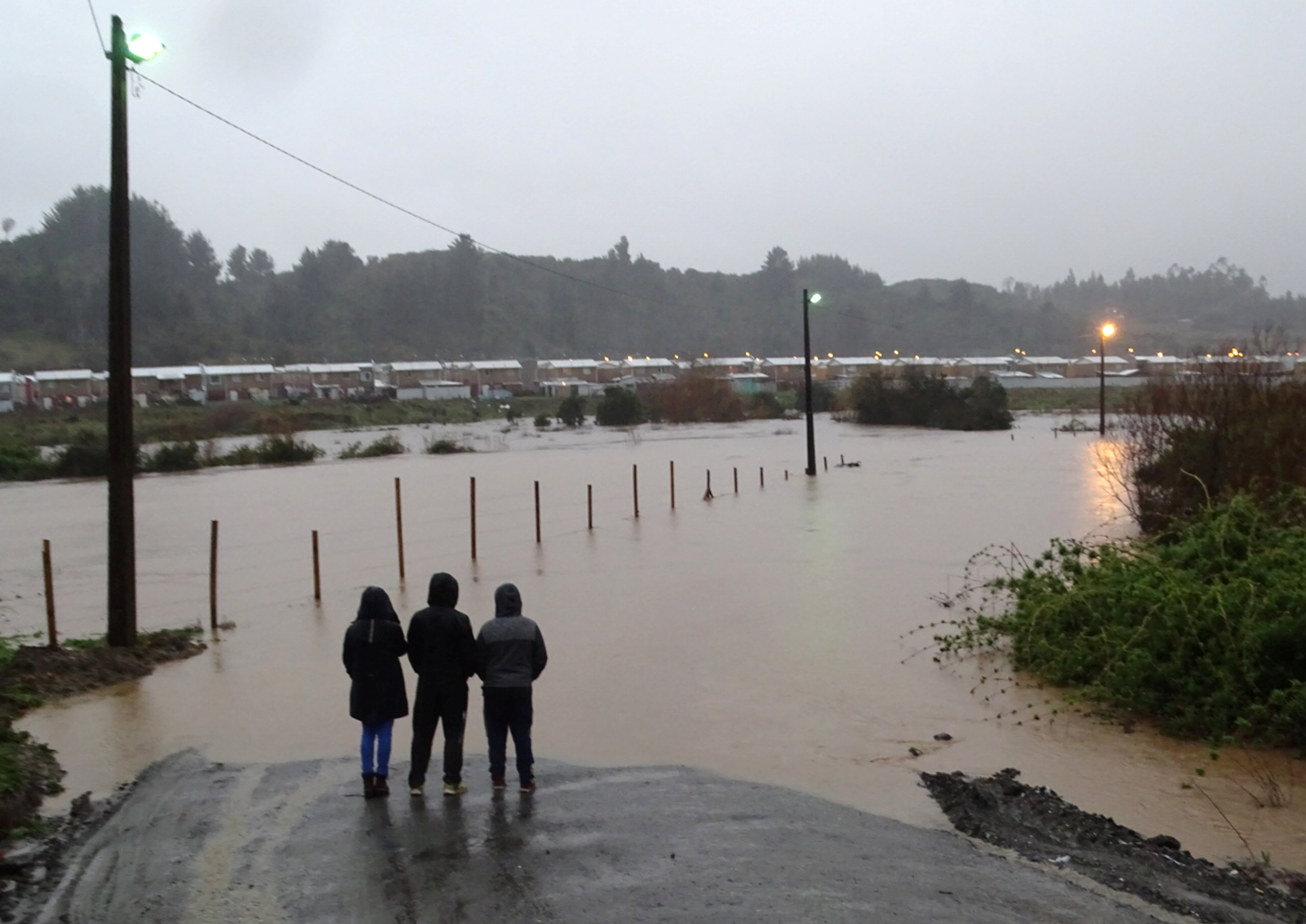 inundaciones, Chile, temporal, inundaciones, desbordamiento río