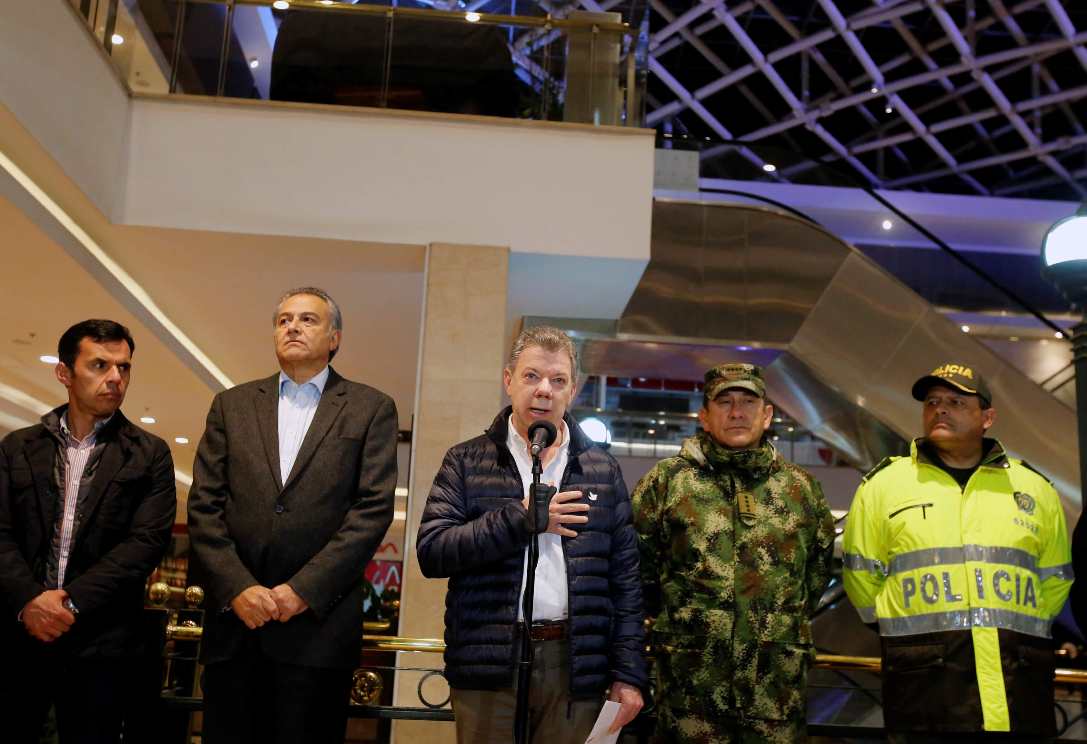 presidente de Colombia, Juan Manuel Santos, atentado en Bogotá, atentado, Bogotá