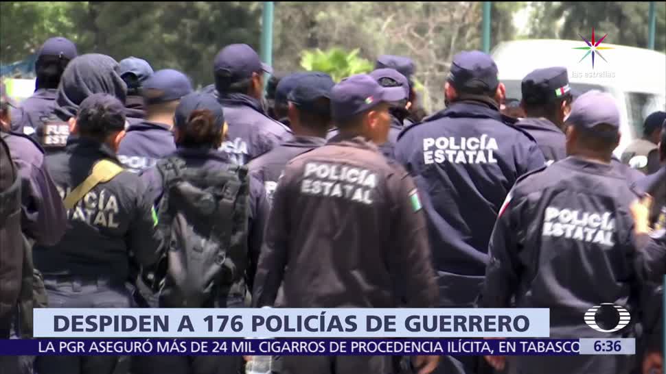 Secretaría de Seguridad Pública, Guerrero, 176 policías estatales, paro de labores