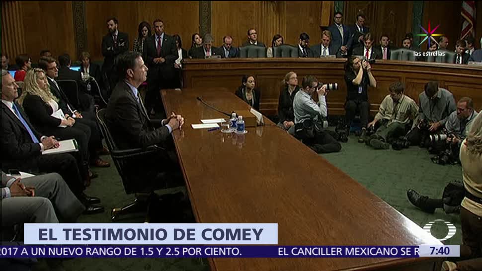 James Comey, exdirector del FBI, Senado de EU, Trump, Michael Flynn