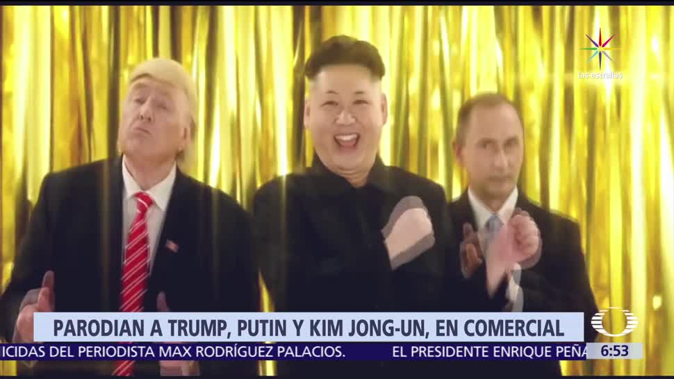 Parodia, Trump, Putin , Kim Jong-un