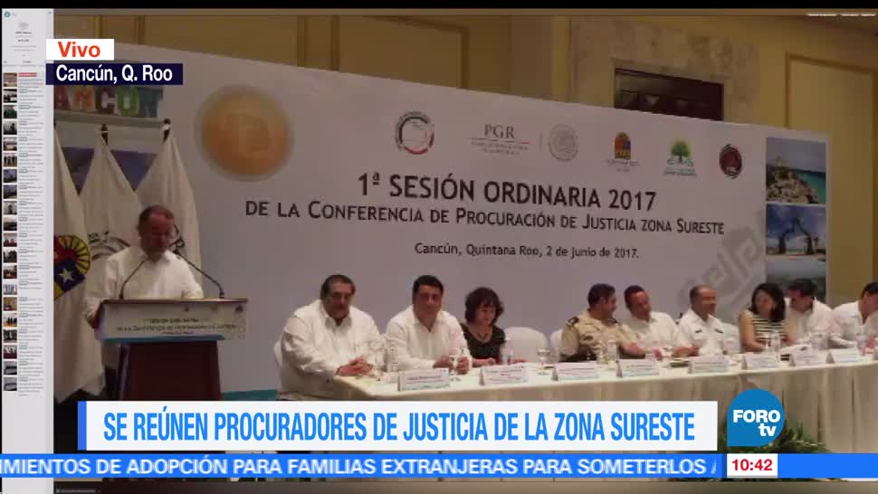 reúnen, procuradores, justicia, zona sureste de México