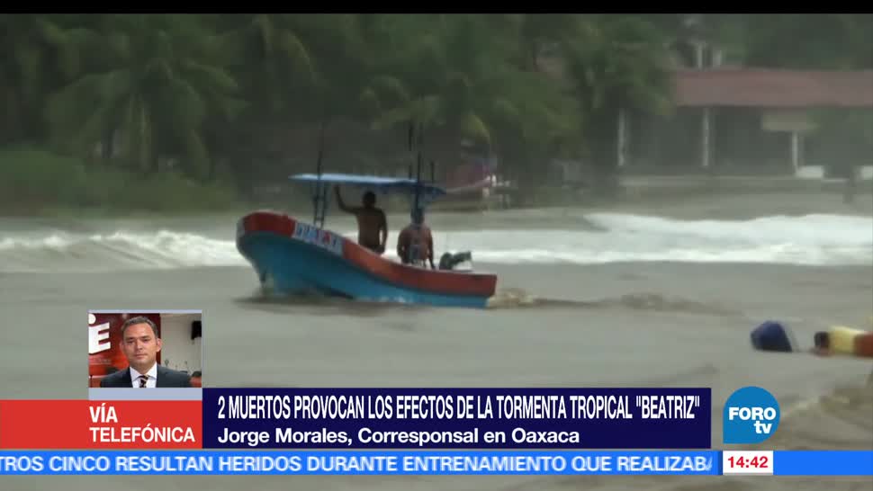 Remanentes de Beatriz, afectan, tramos carreteros, Oaxaca, tormenta, tropical