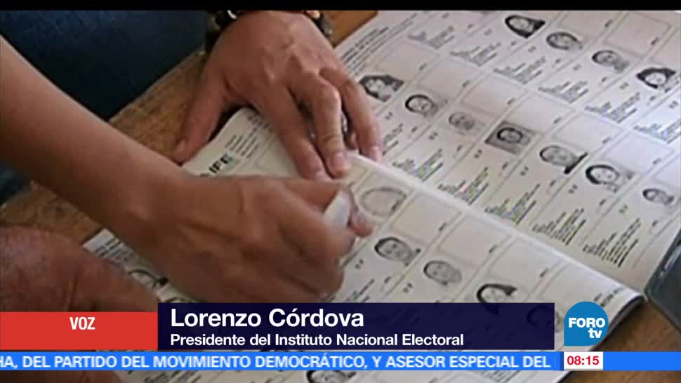 Lorenzo Córdova, explica, operado, PREP, ine, votaciones